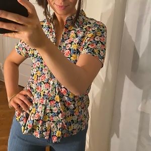 Liz Claiborne vintage flower top !